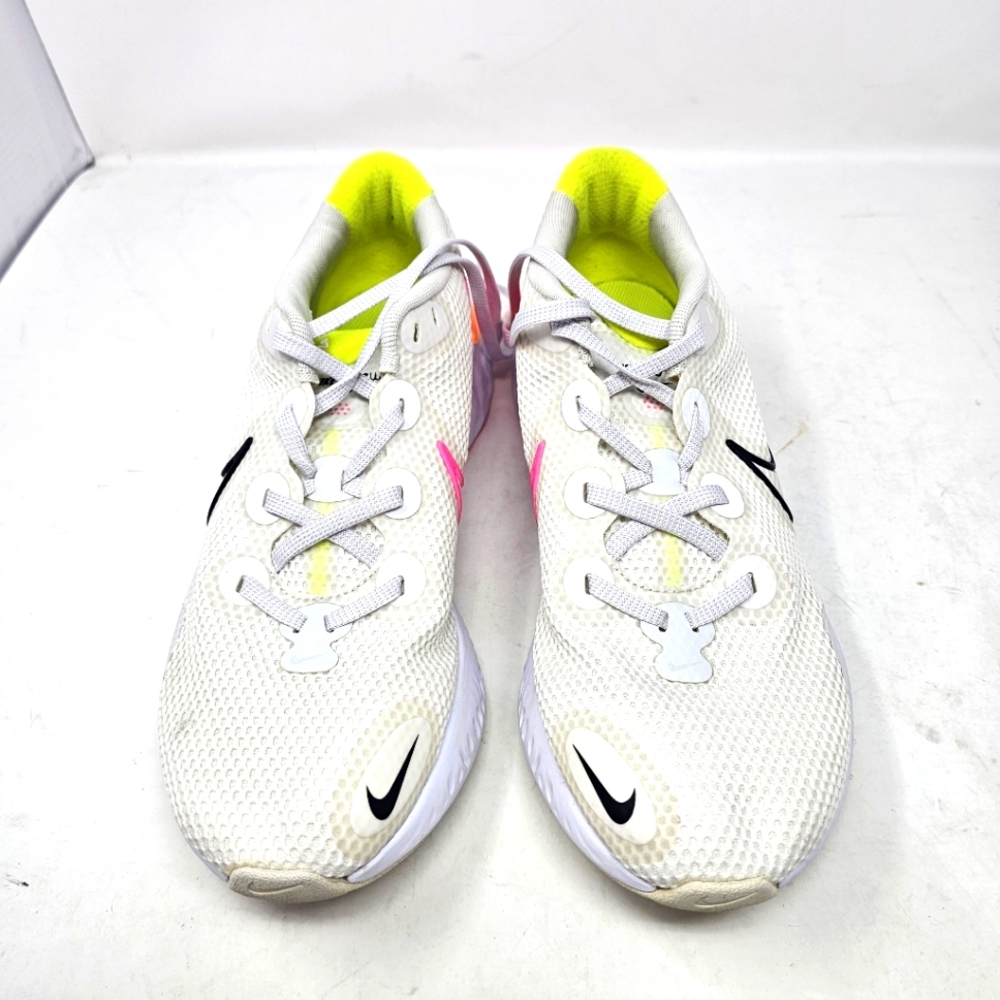 Nike Women's Renew Run CK6360-005 White Multi Running Shoes Sneakers Size 11. - Picture 2 of 9
